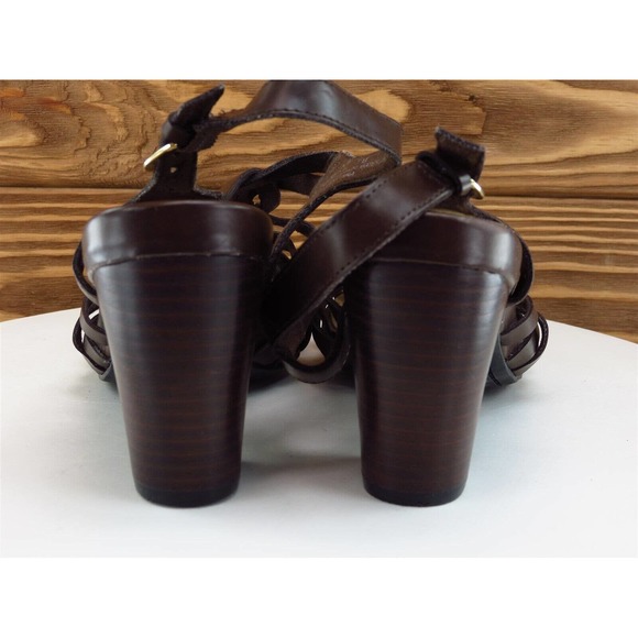 Me Too Size 7 Sandal Strappy Brown Synthetic Women M Ginger - Picture 7 of 10